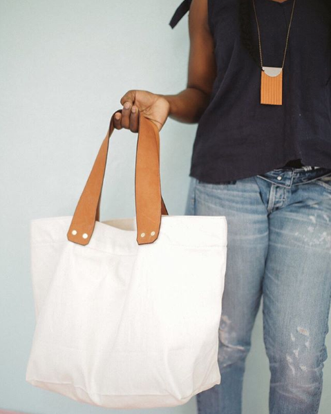 Oversized Canvas Tote