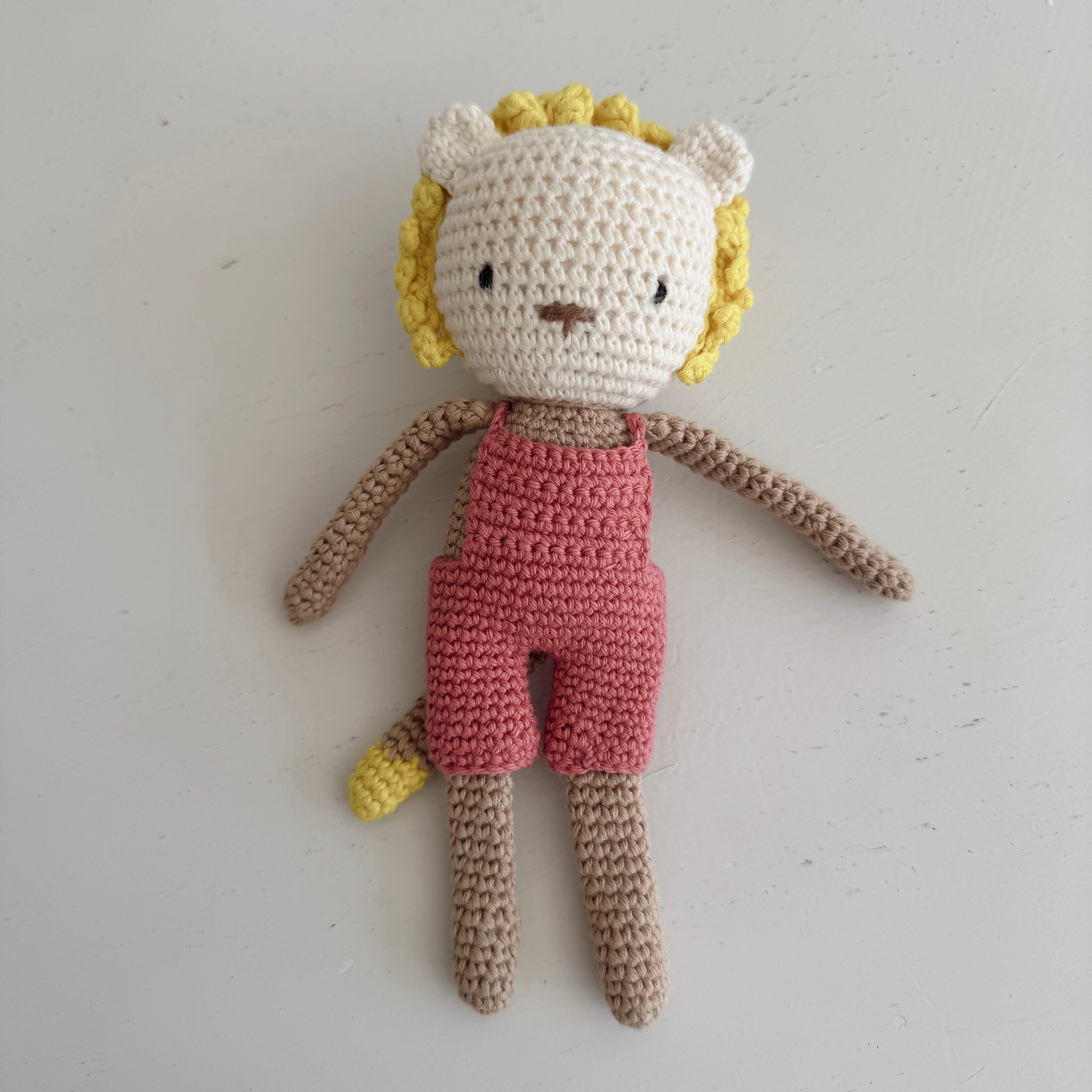 Crochet Animal Doll (Lion #8)