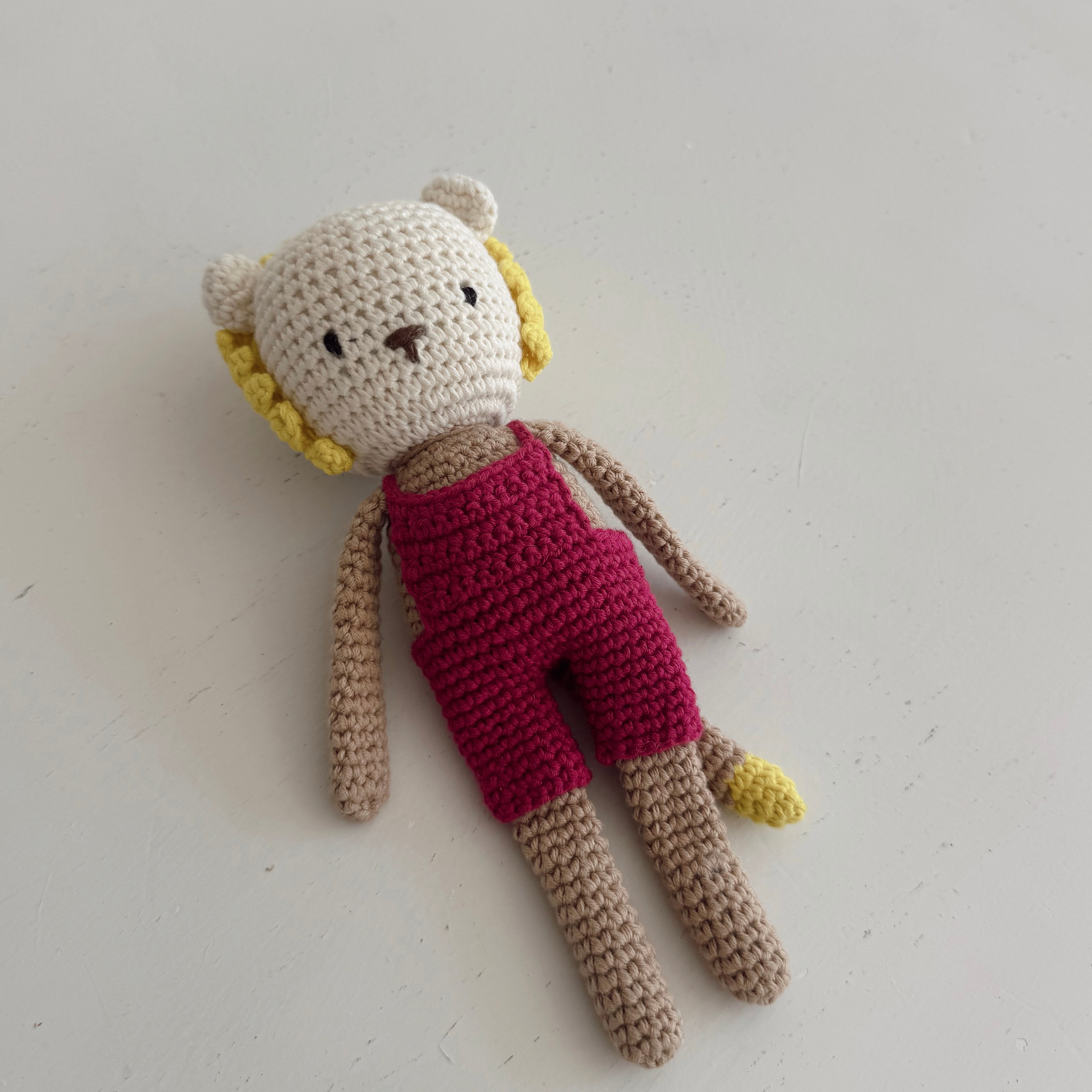 Crochet Animal Doll (Lion #6)