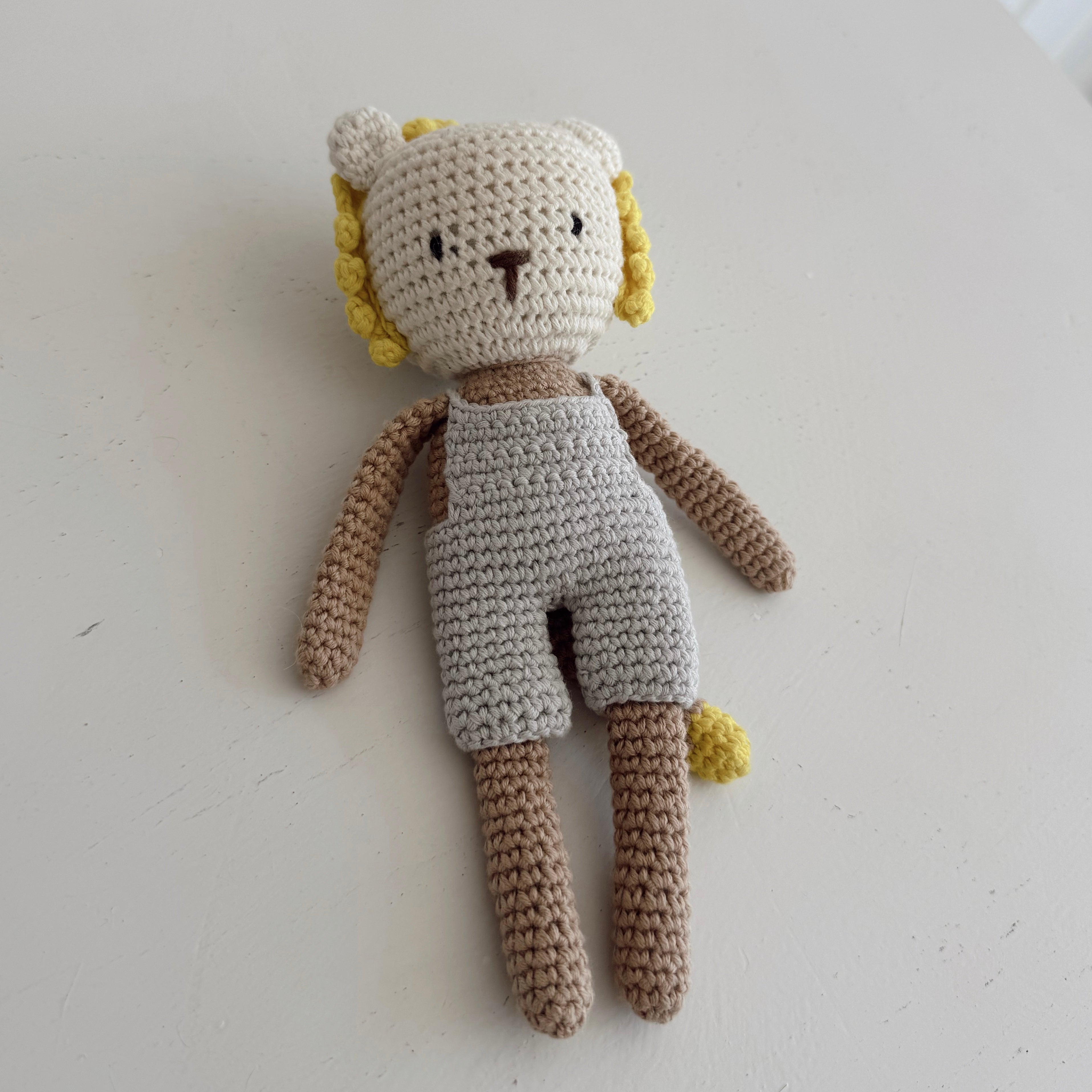 Crochet Animal Doll (Lion #3)