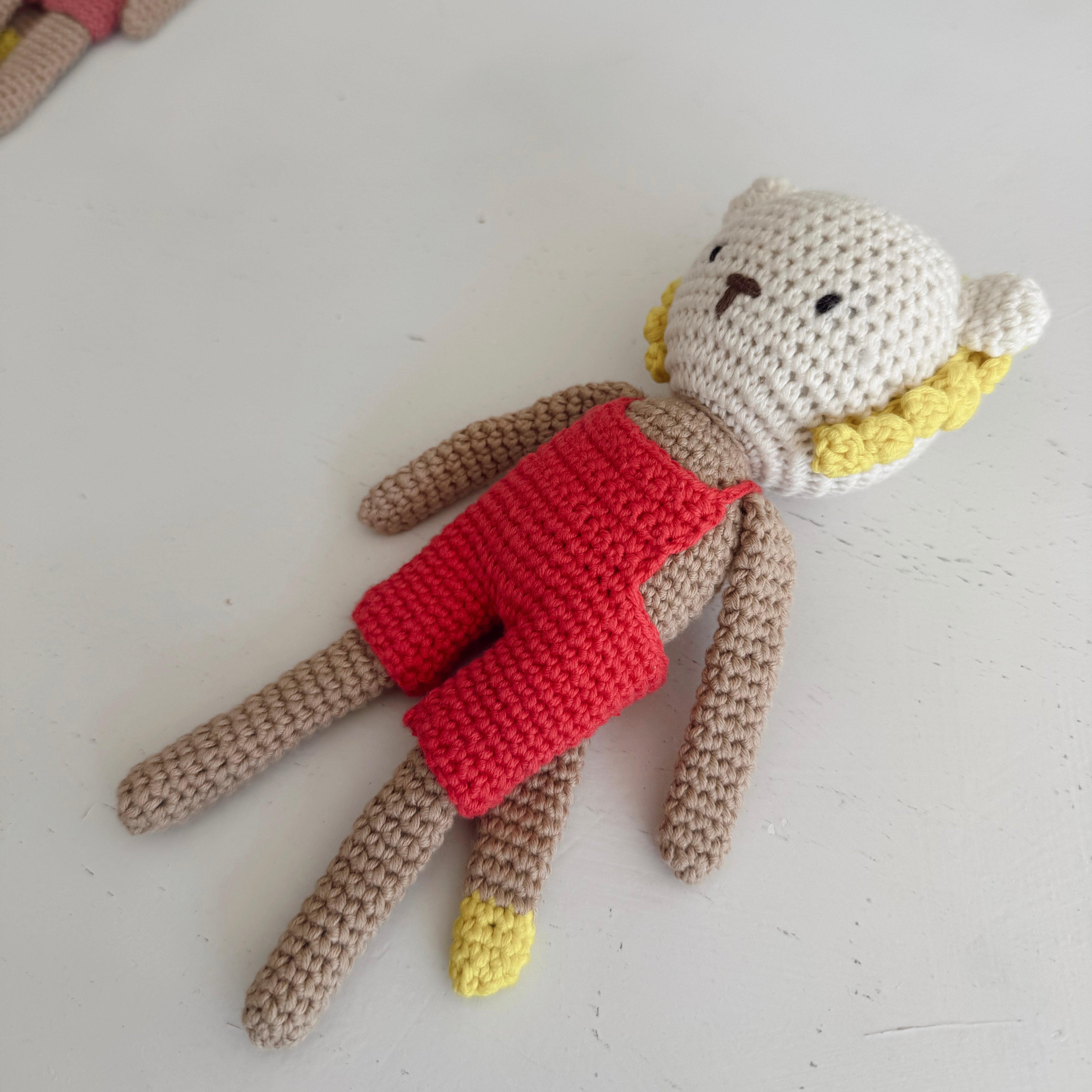 Crochet Animal Doll (Lion #7)