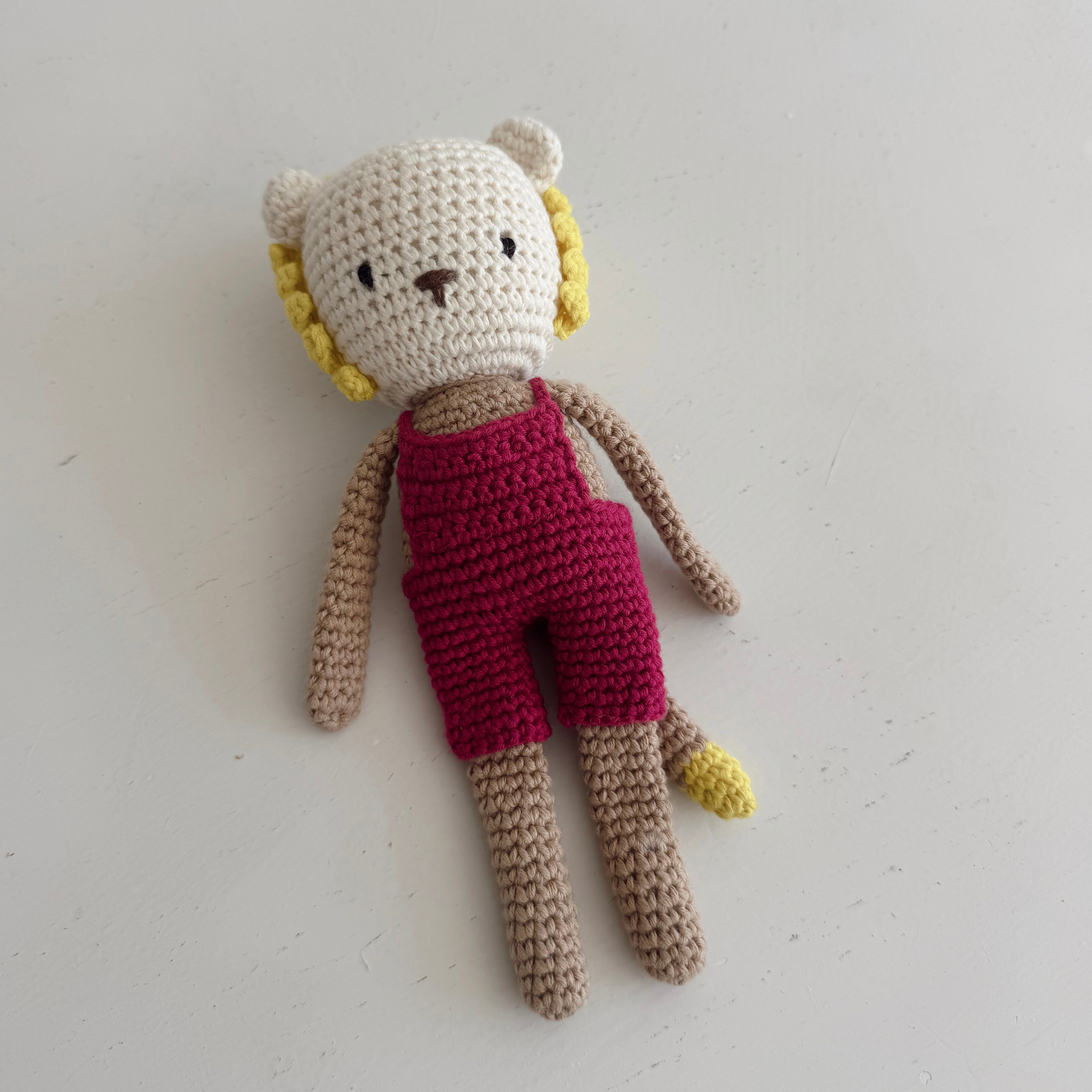 Crochet Animal Doll (Lion #6)