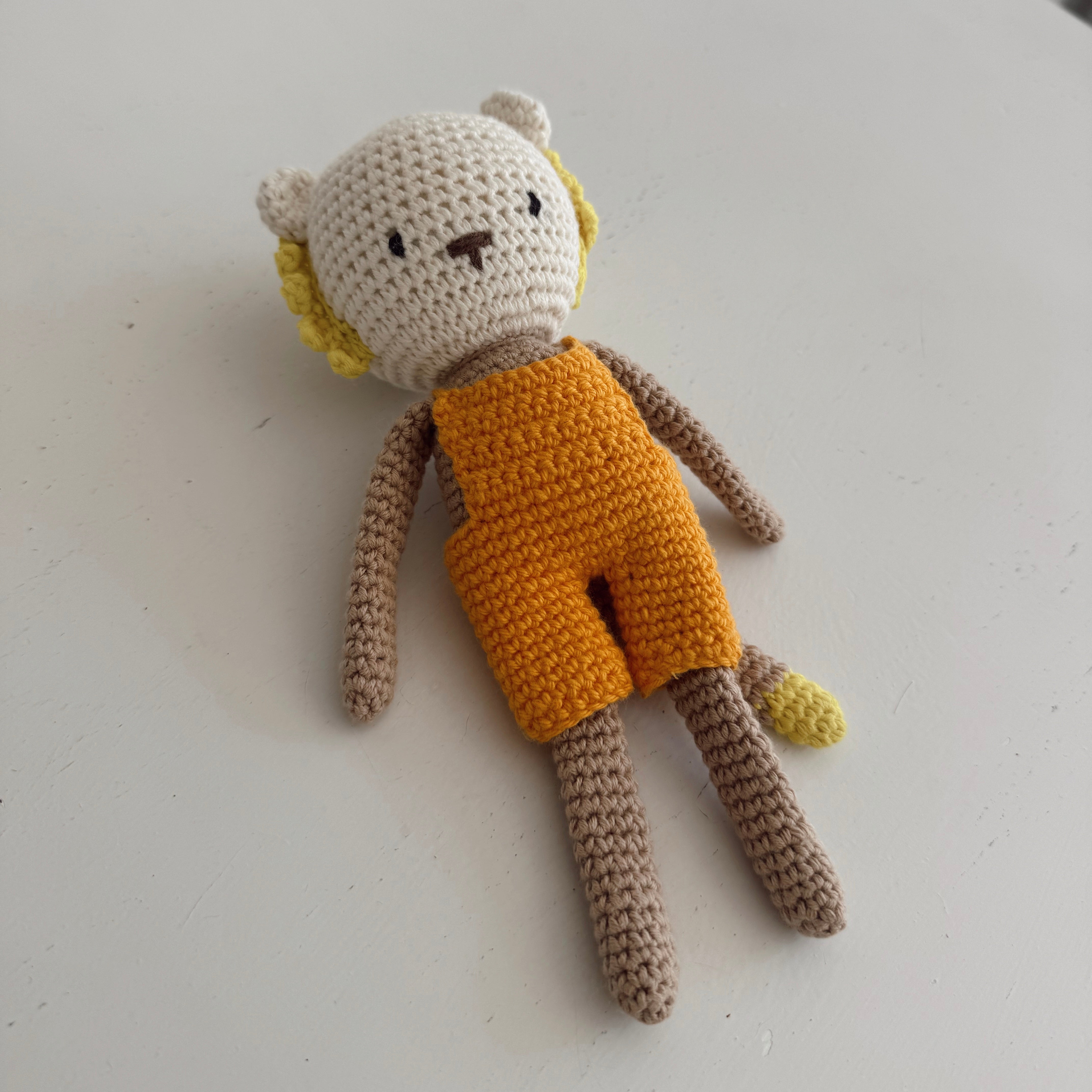 Crochet Animal Doll (Lion #4)