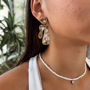 Sea Plastics Earrings #1