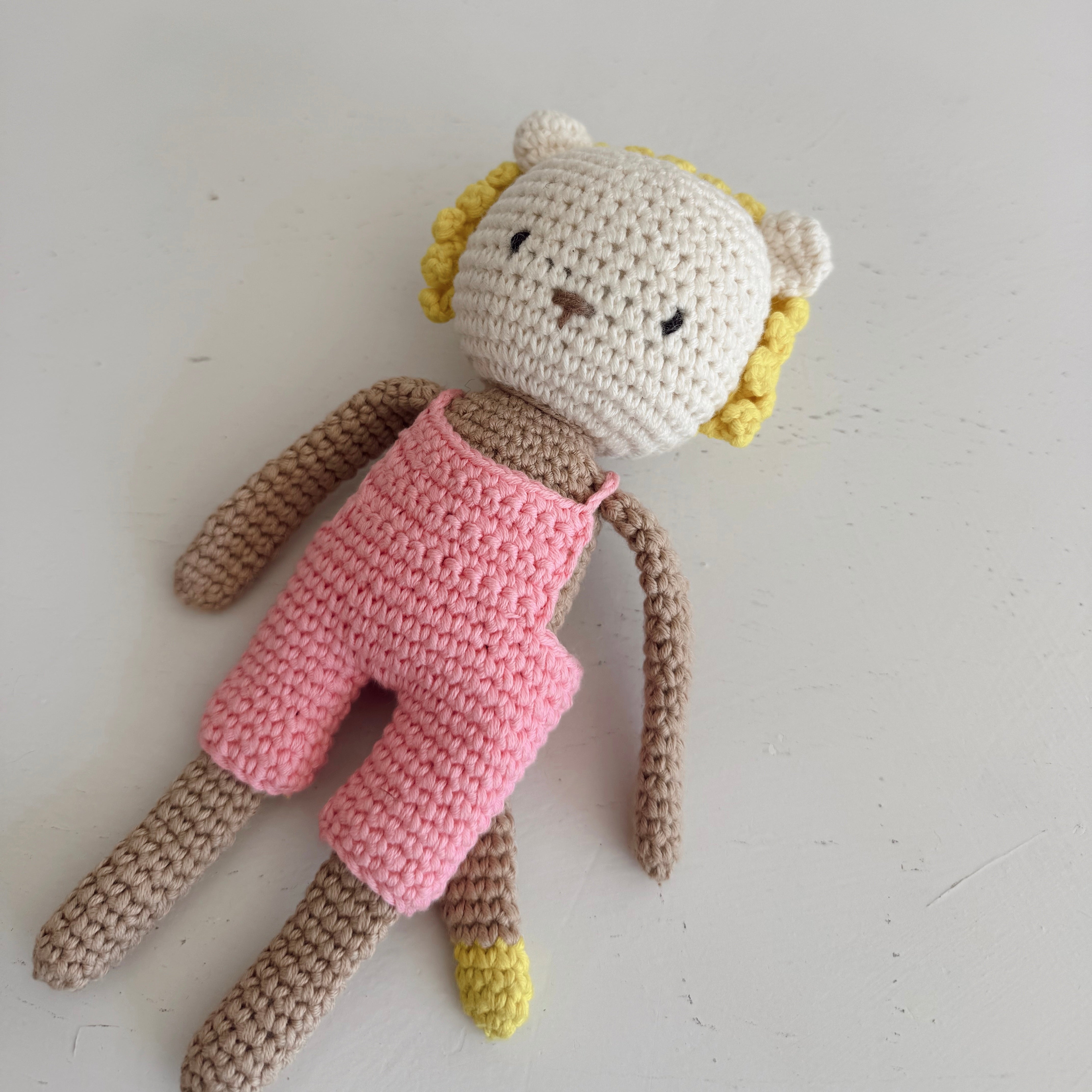 Crochet Animal Doll (Lion #5)