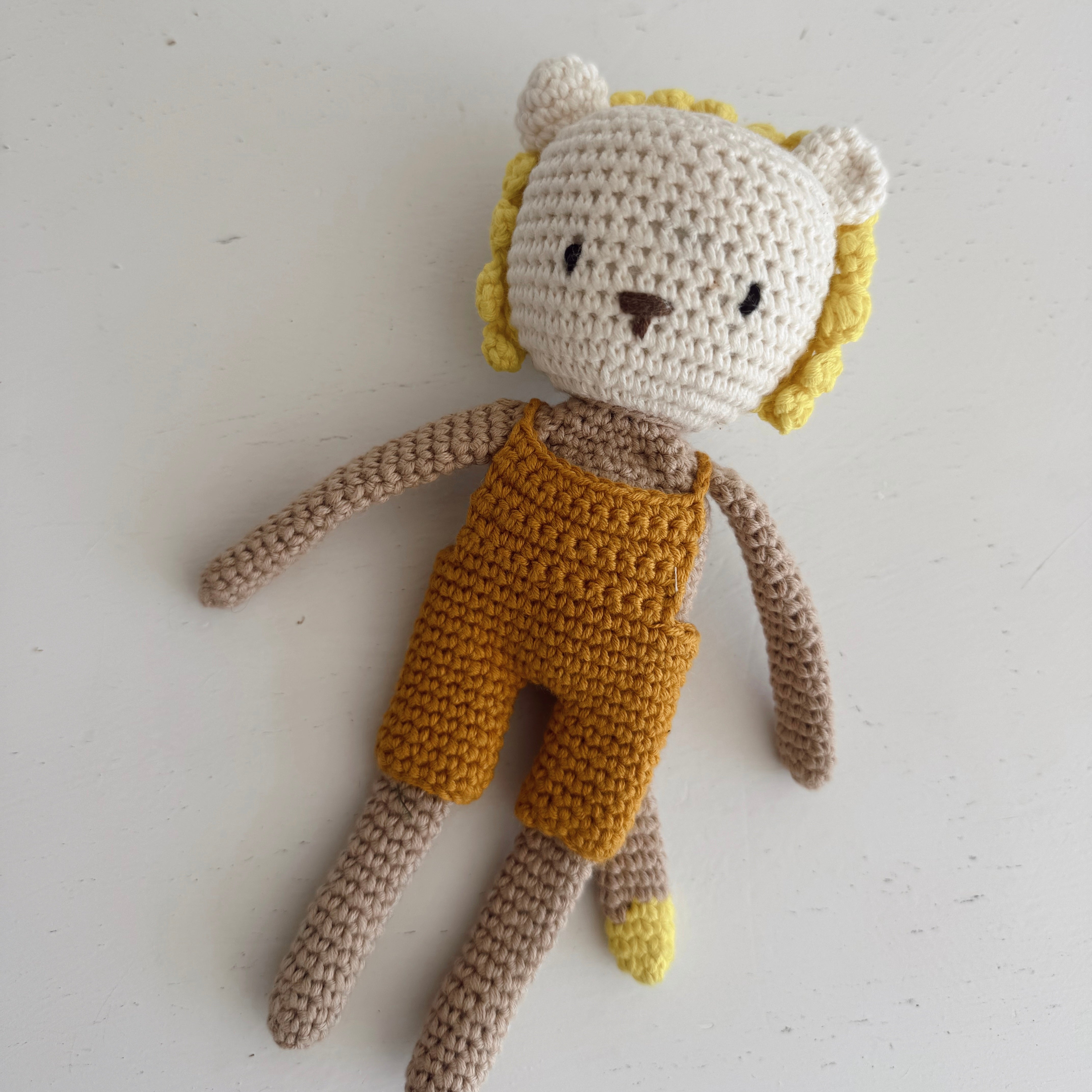 Crochet Animal Doll (Lion #9)