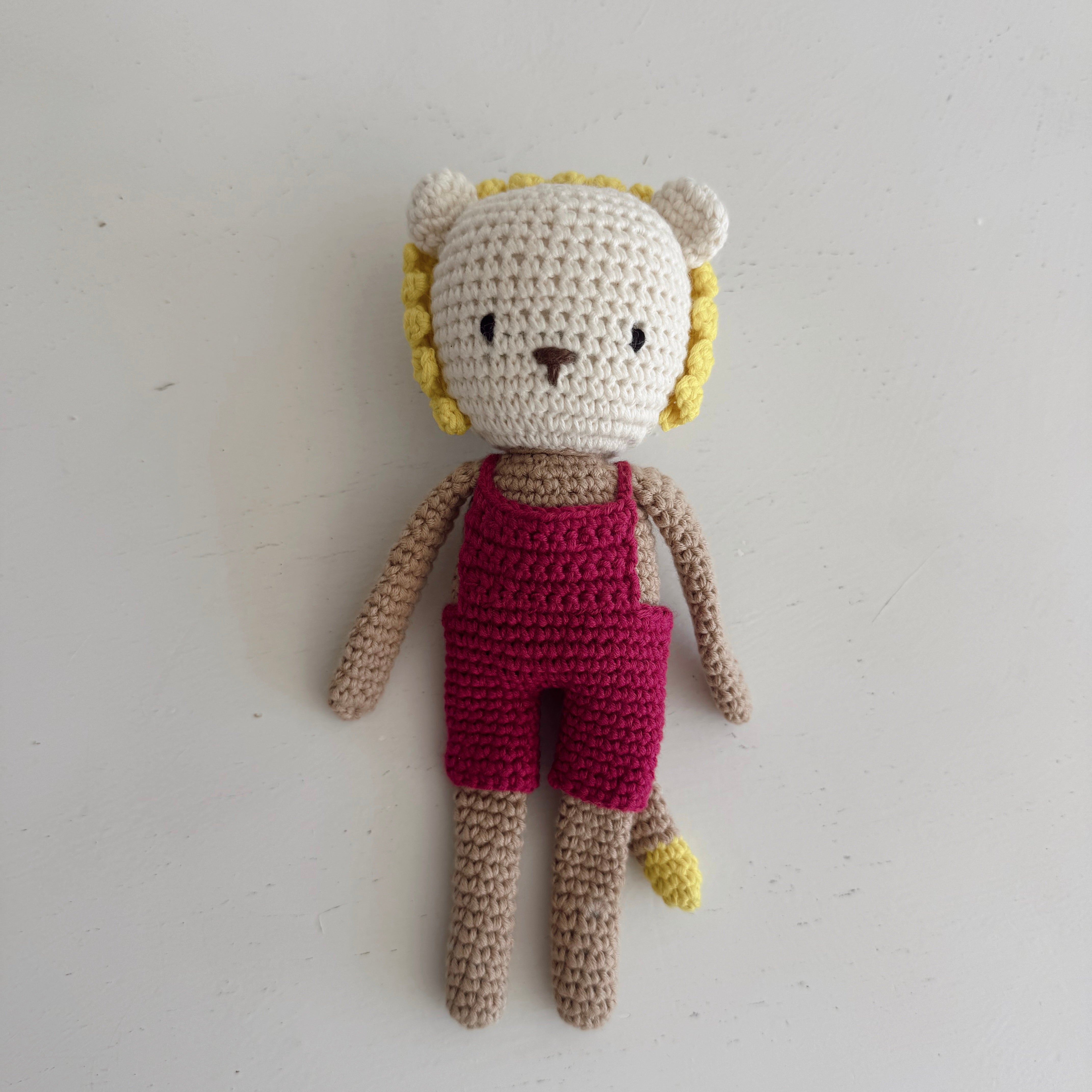 Crochet Animal Doll (Lion #6)