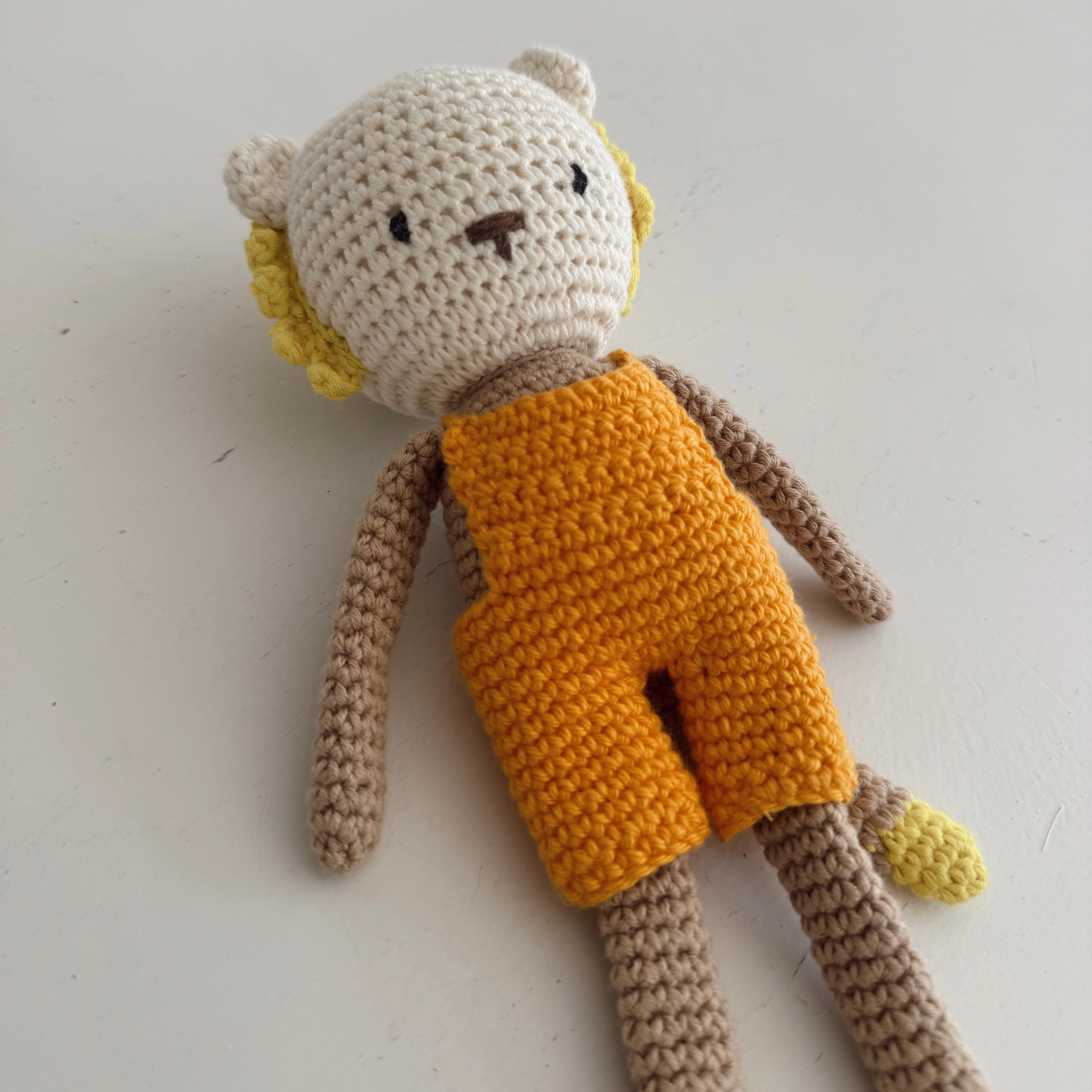 Crochet Animal Doll (Lion #4)