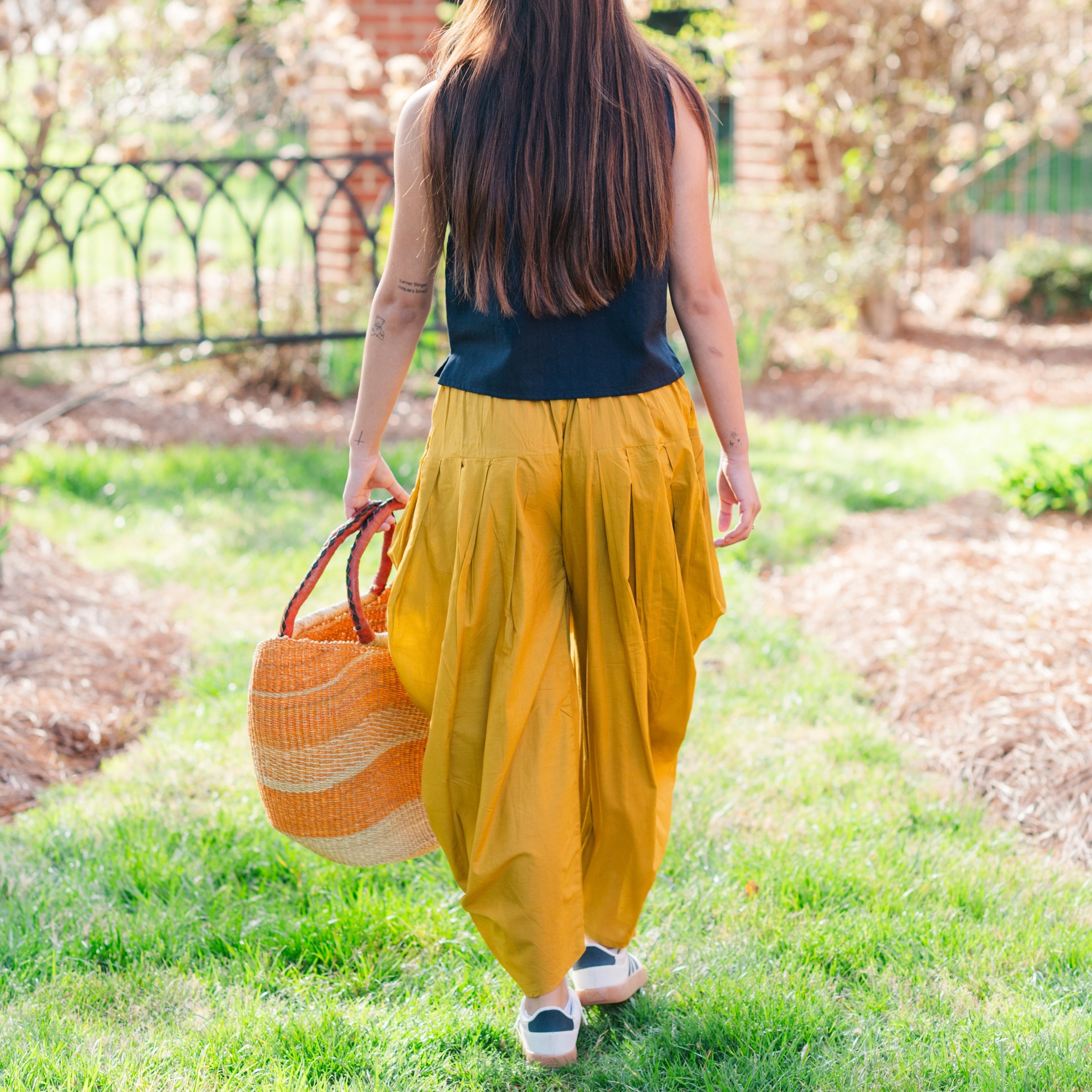 Large Basket Weave Tote