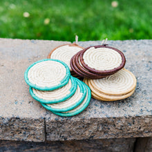 Load image into Gallery viewer, Set of Woven Coasters #1
