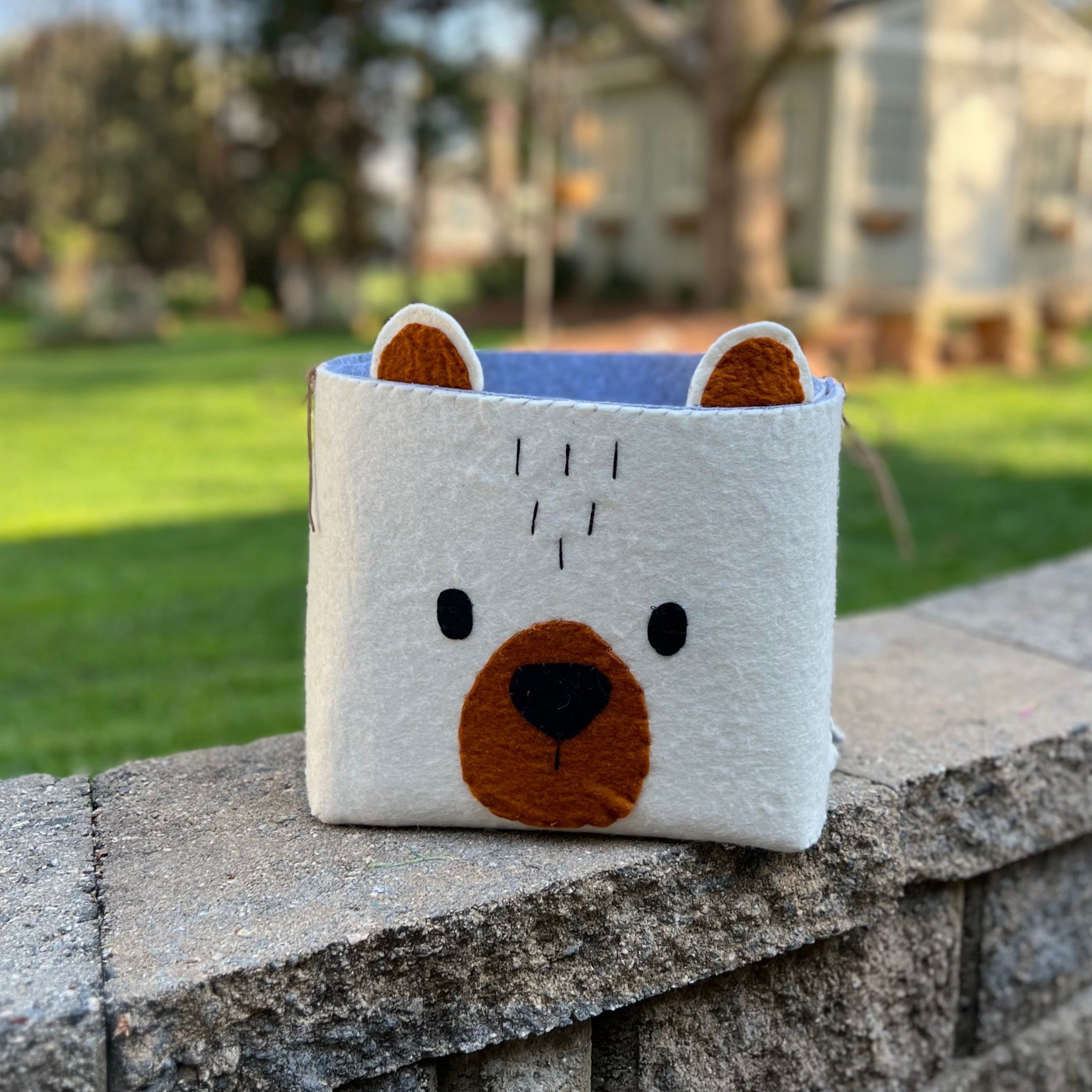 Children's Felt Storage Basket