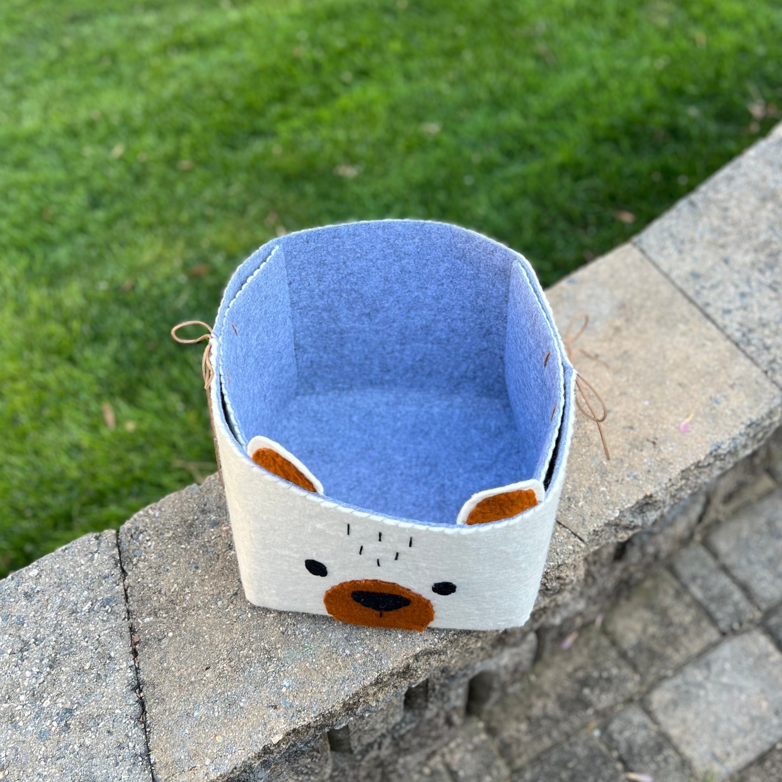 Children's Felt Storage Basket