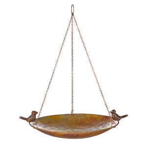 Iron Hanging Birdbath