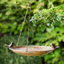 Load image into Gallery viewer, Iron Hanging Birdbath
