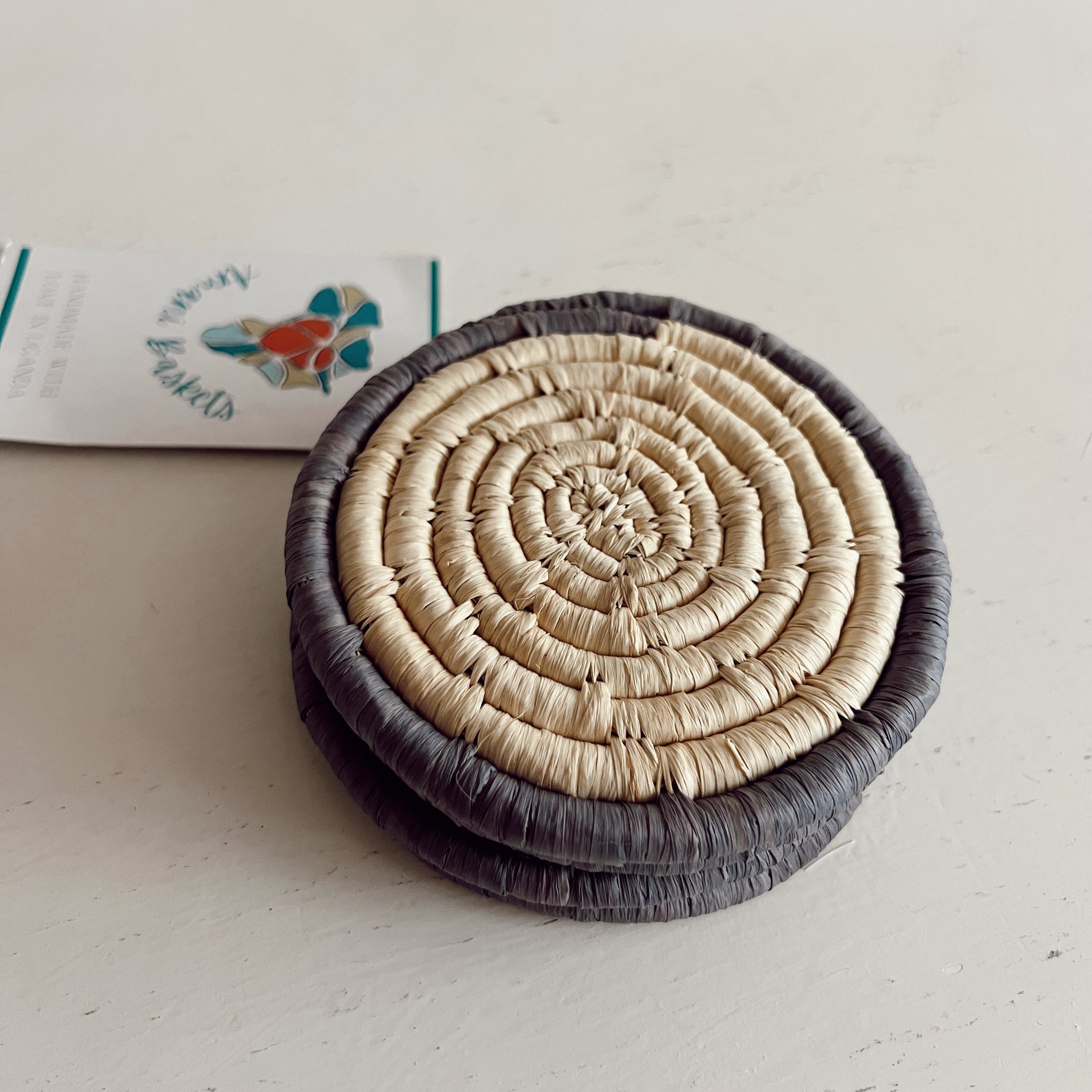 Set of Woven Coasters #6