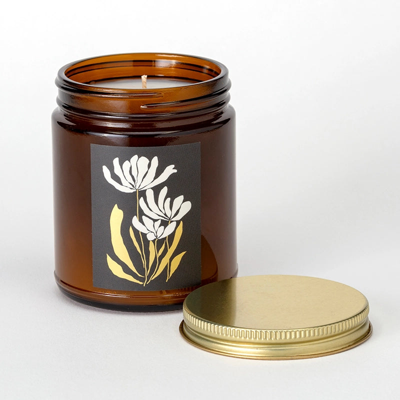 Gilded Botanical Garden Candle