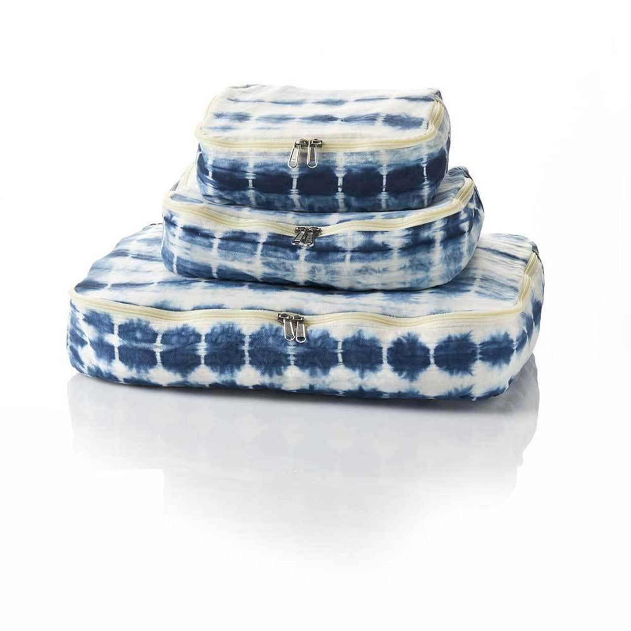 Indigo Shibori Packing Cubes