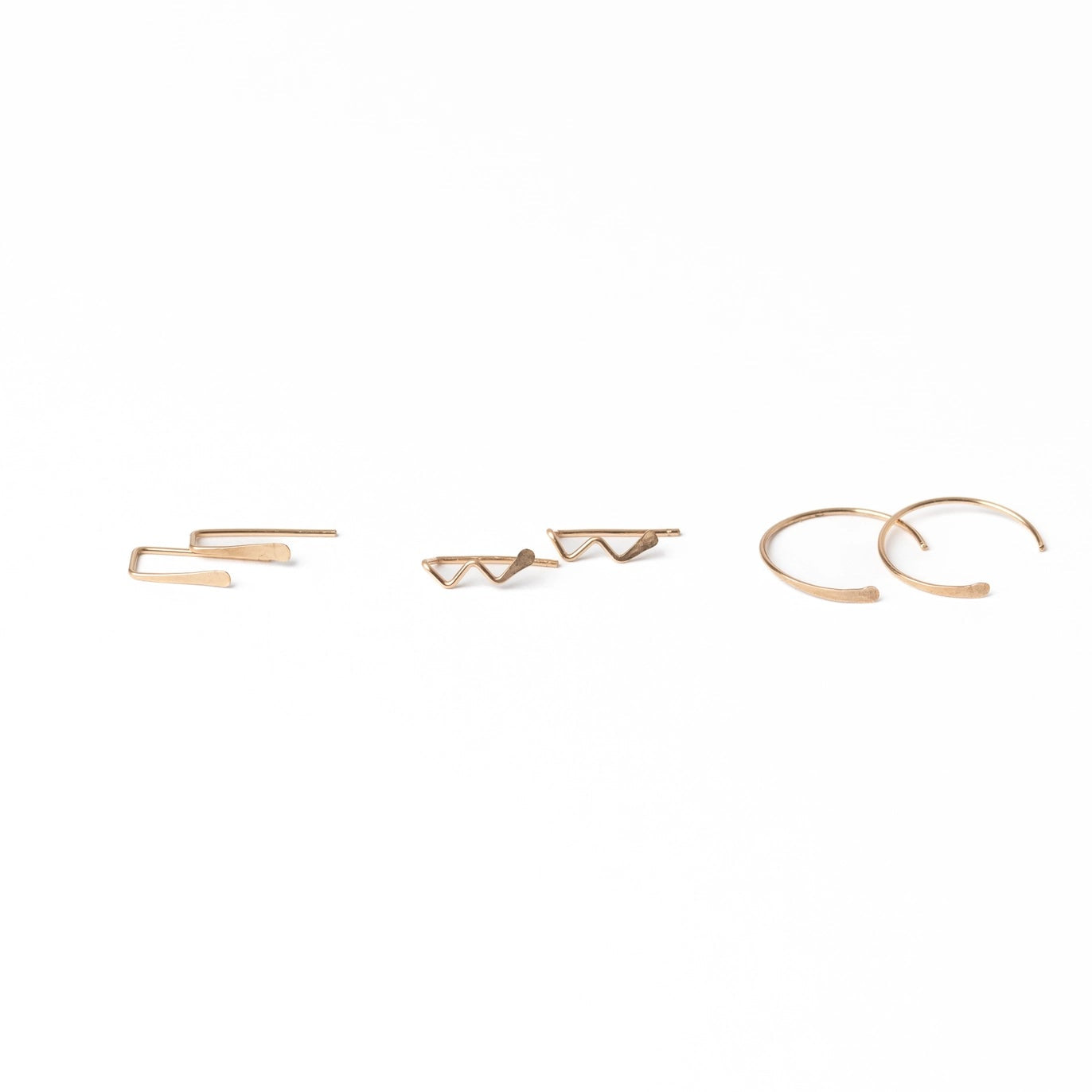 Indra Staple Earrings (14K Gold Filled)