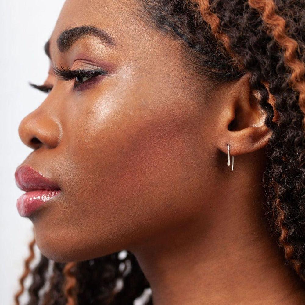Indra Staple Earrings (Sterling Silver)