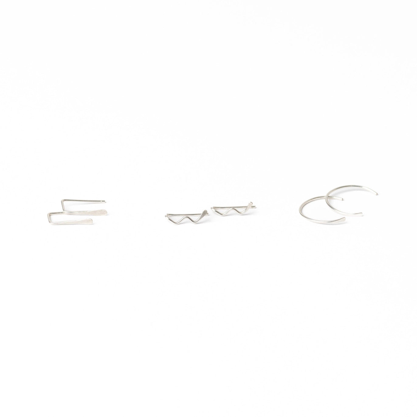Indra Staple Earrings (Sterling Silver)