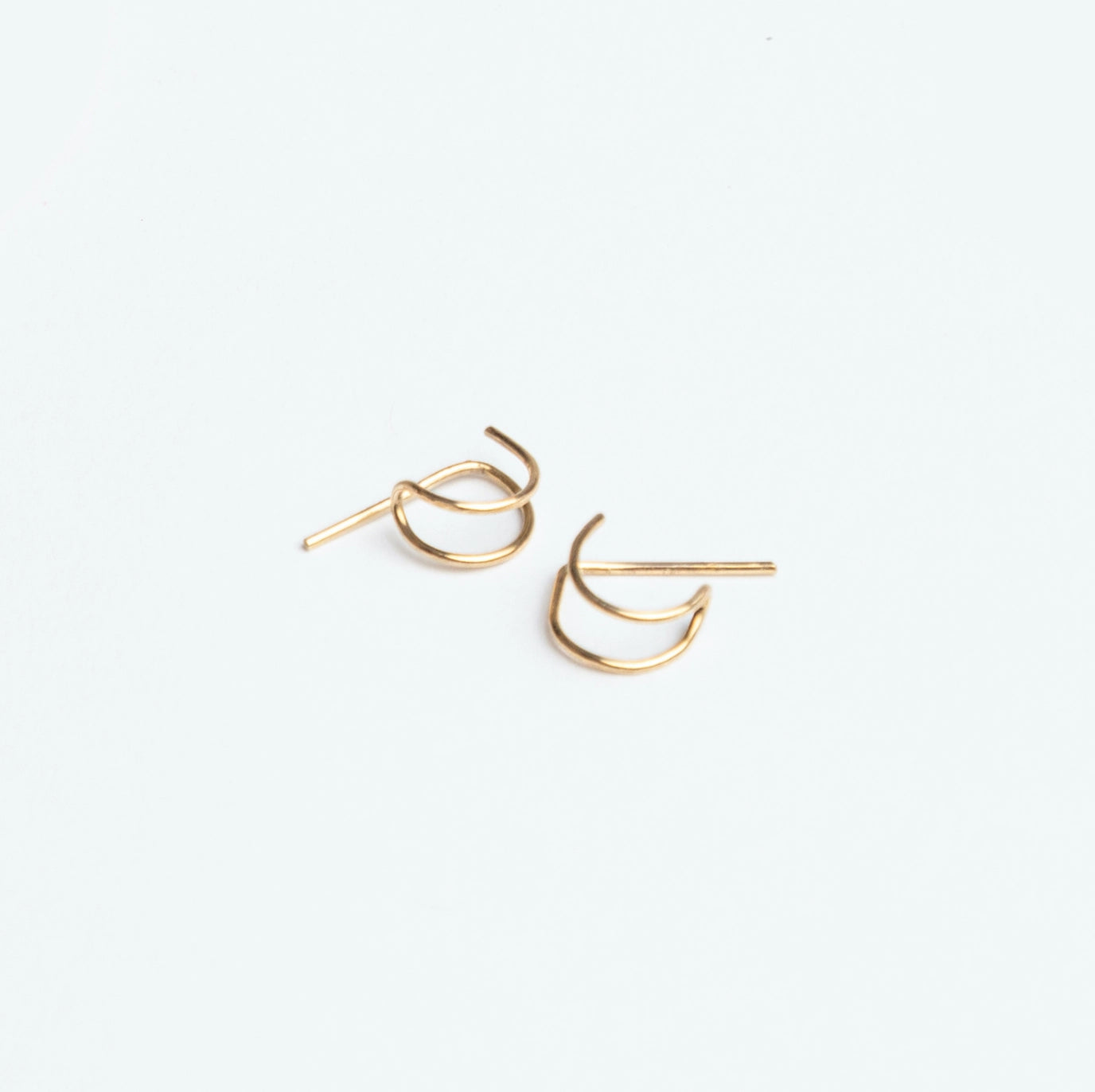 Journey of Hope Huggie Earrings (14k Gold Filled)