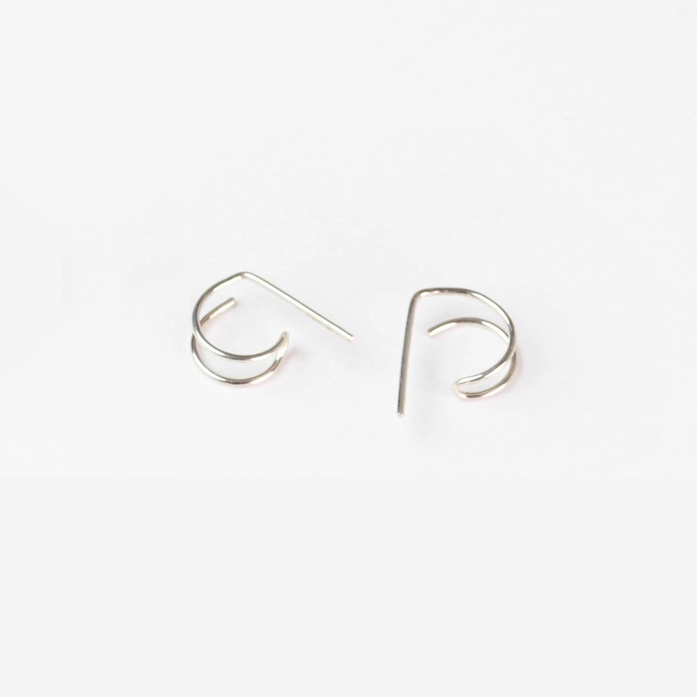 Journey of Hope Huggie Earrings (Sterling Silver)