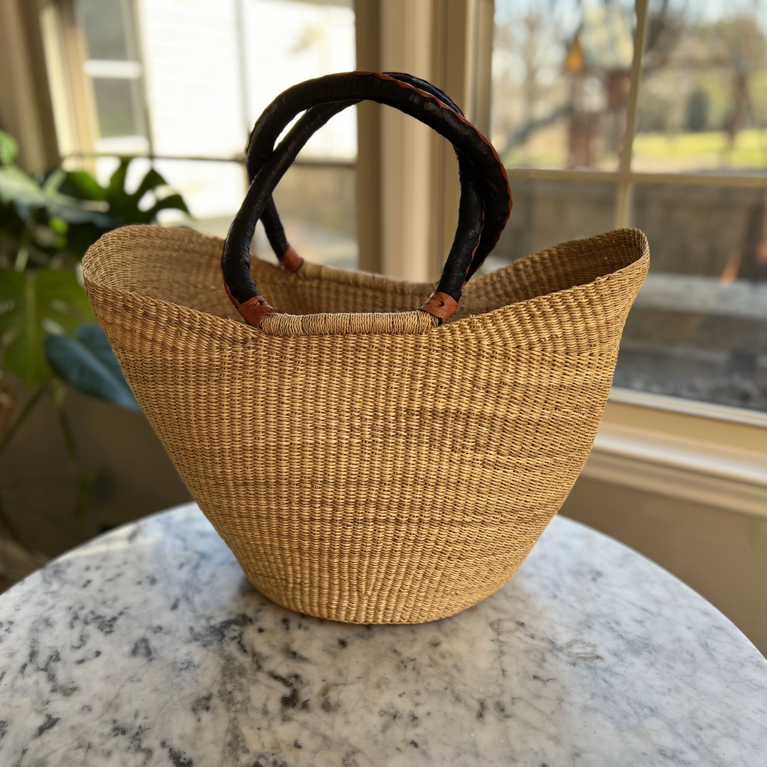 Large Basket Weave Tote