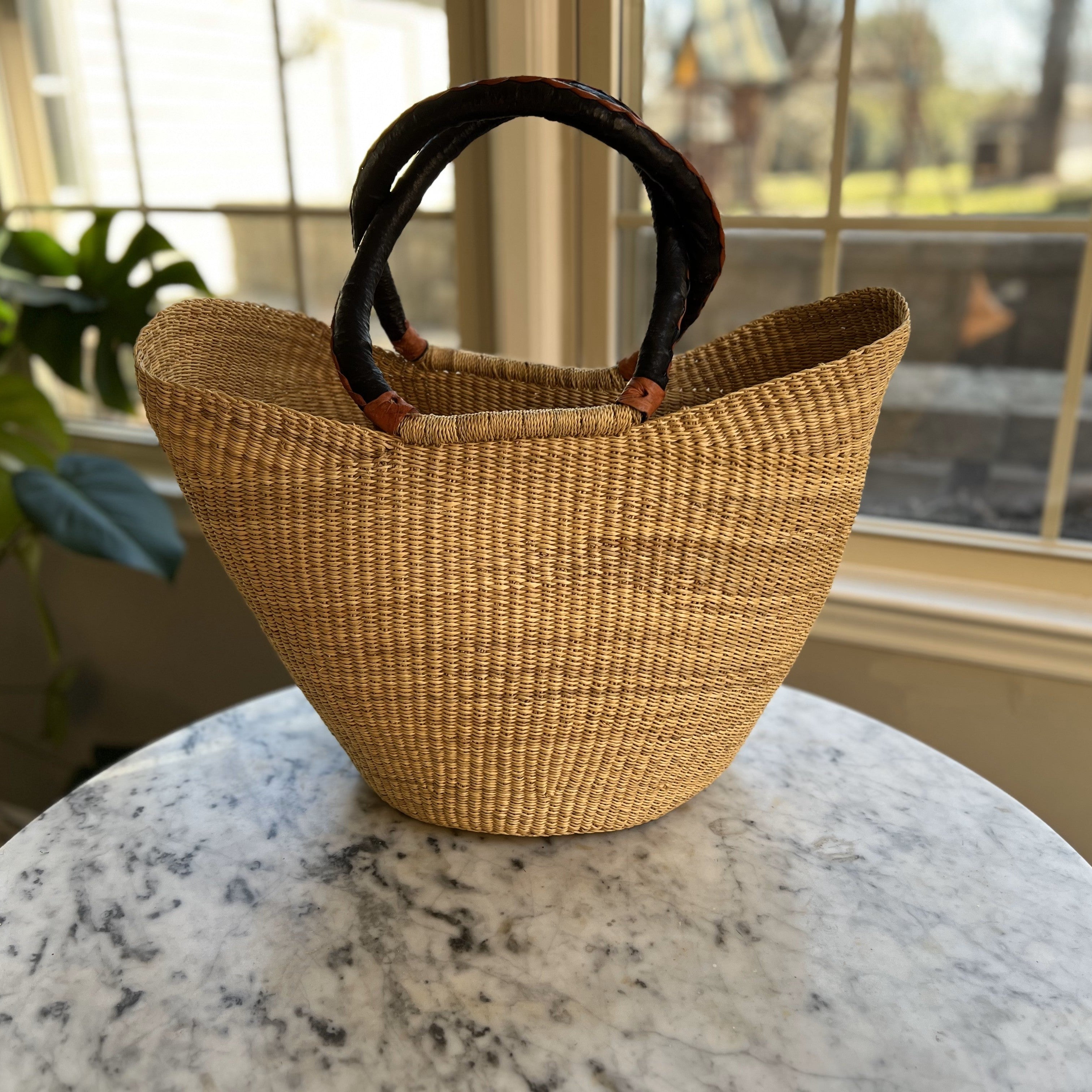 Large Basket Weave Tote