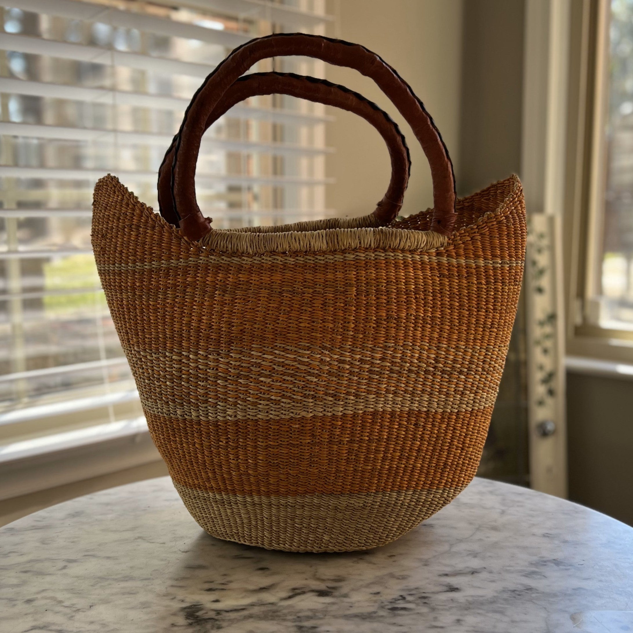 Large Basket Weave Tote