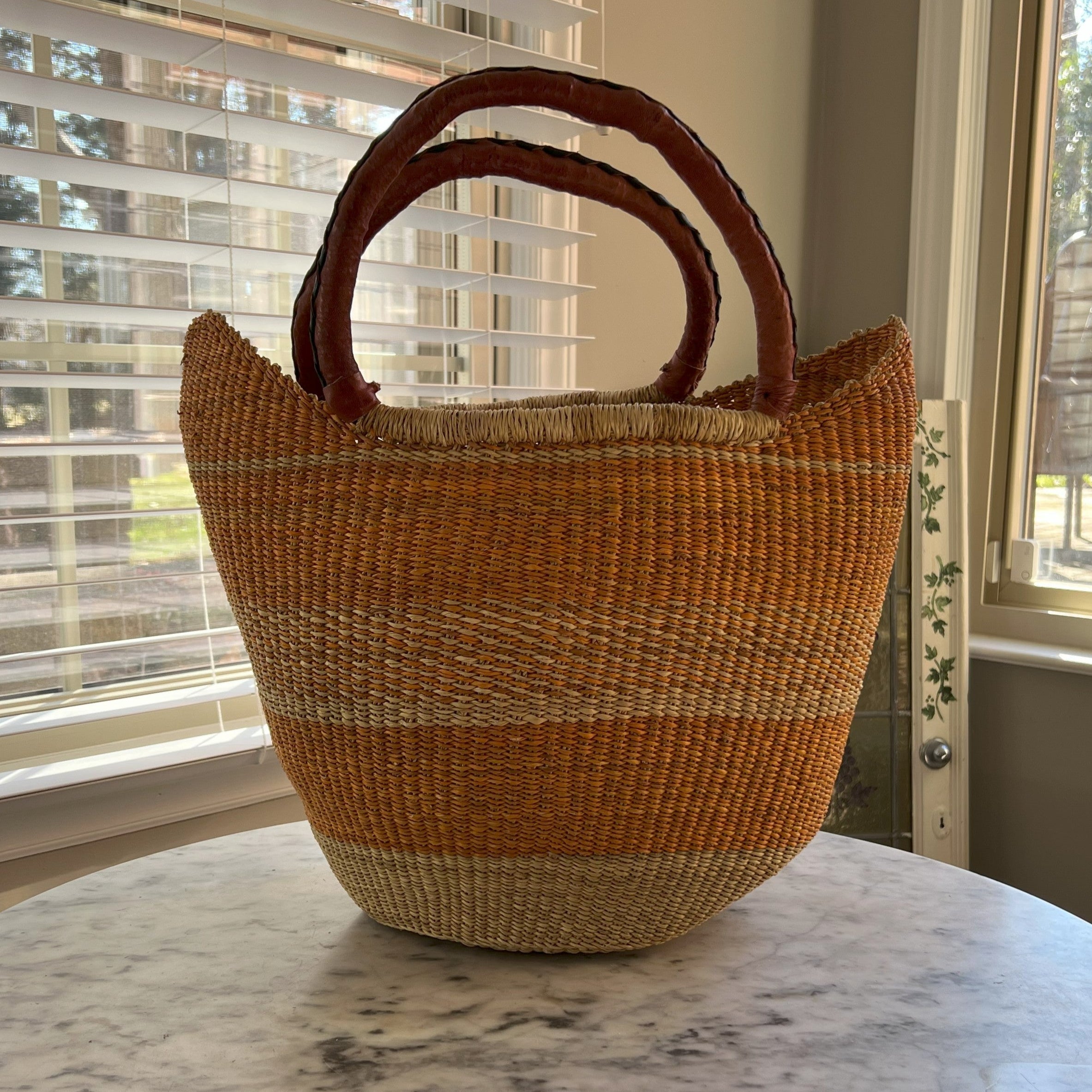 Large Basket Weave Tote