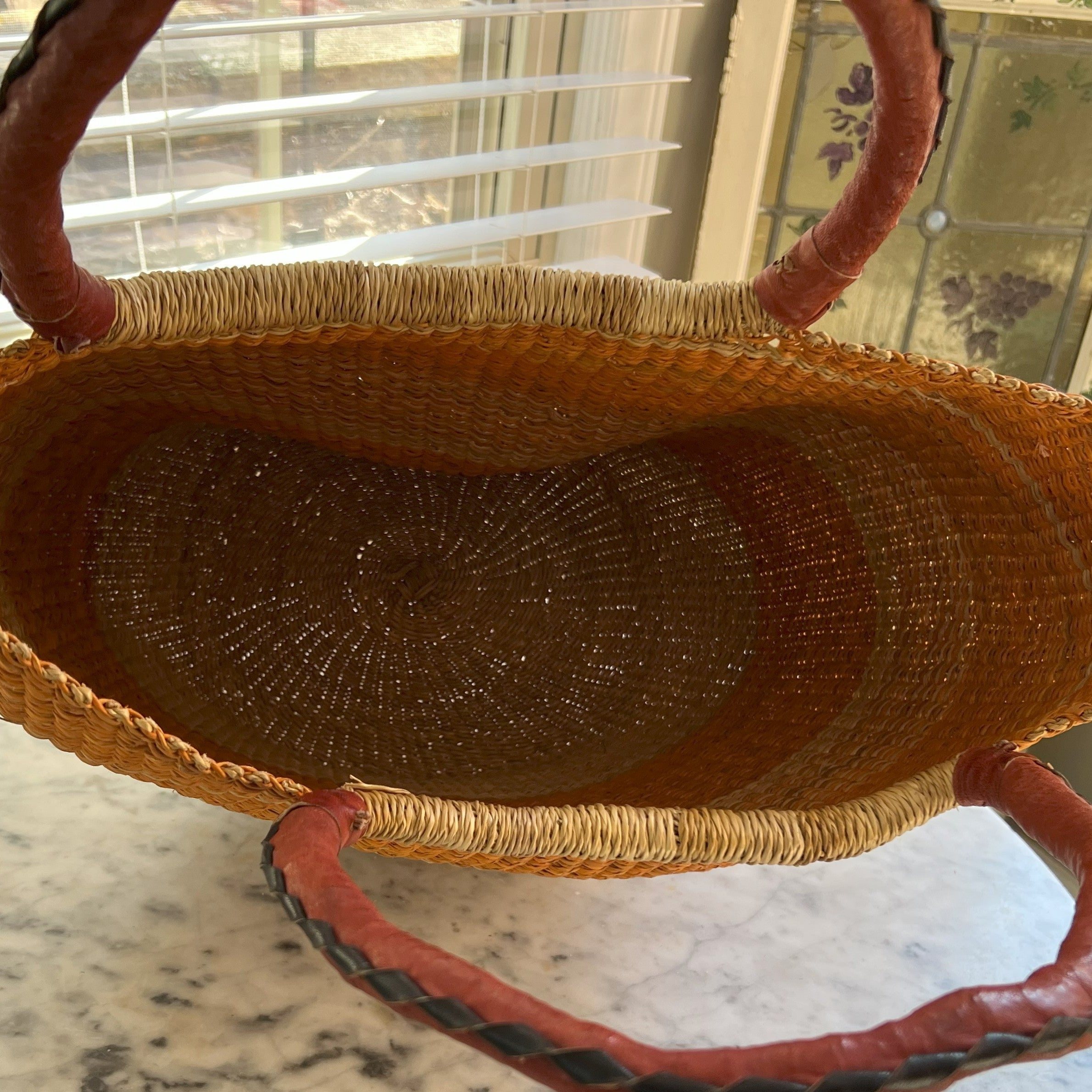 Large Basket Weave Tote