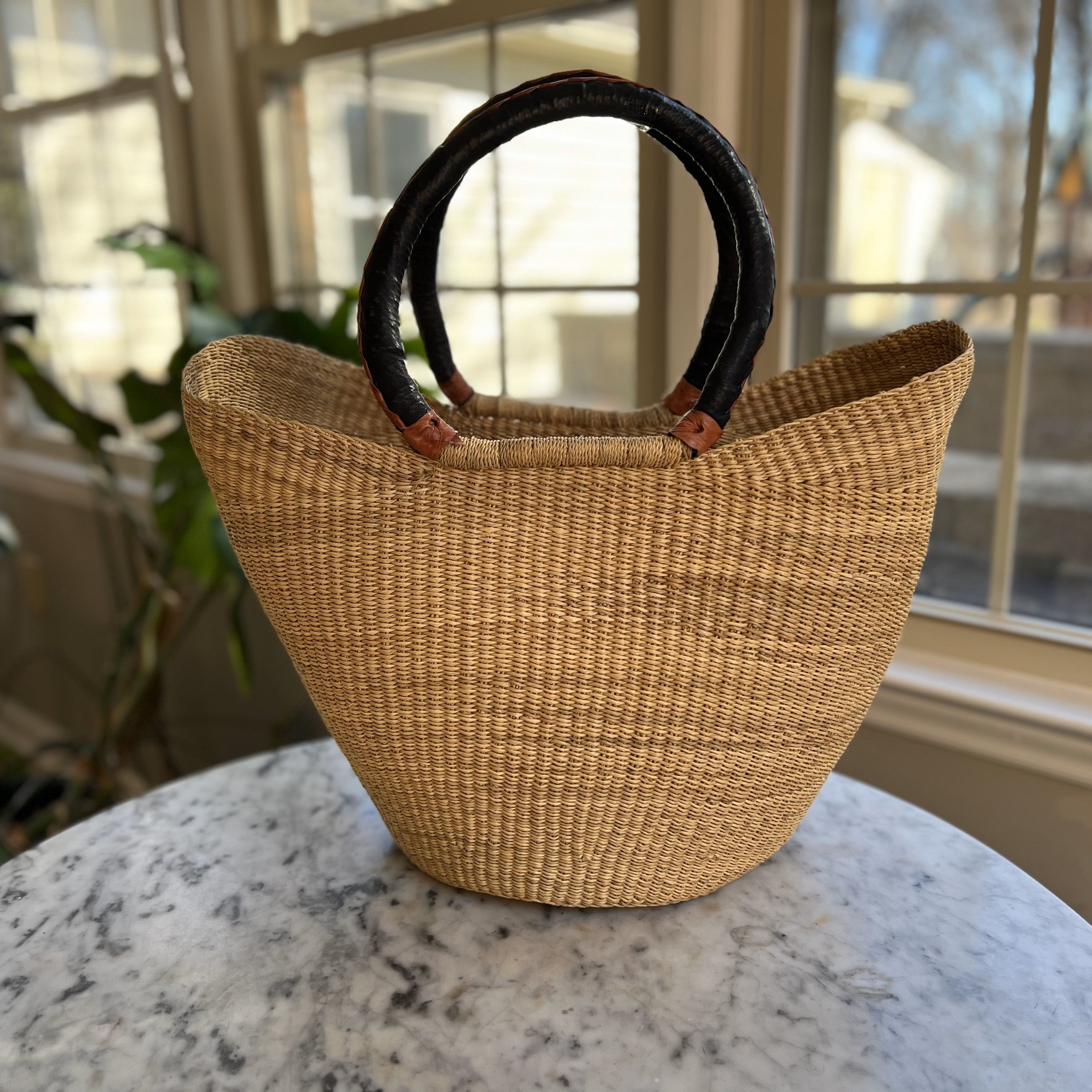 Large Basket Weave Tote