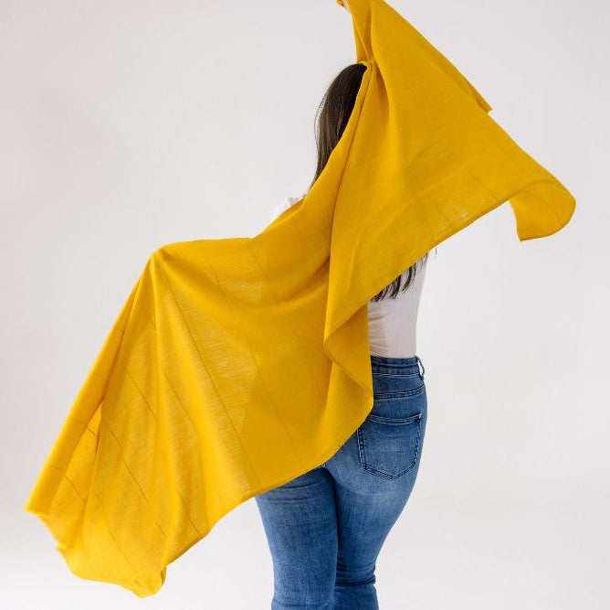 Maraki Handwoven Ethiopian Cotton Shawl