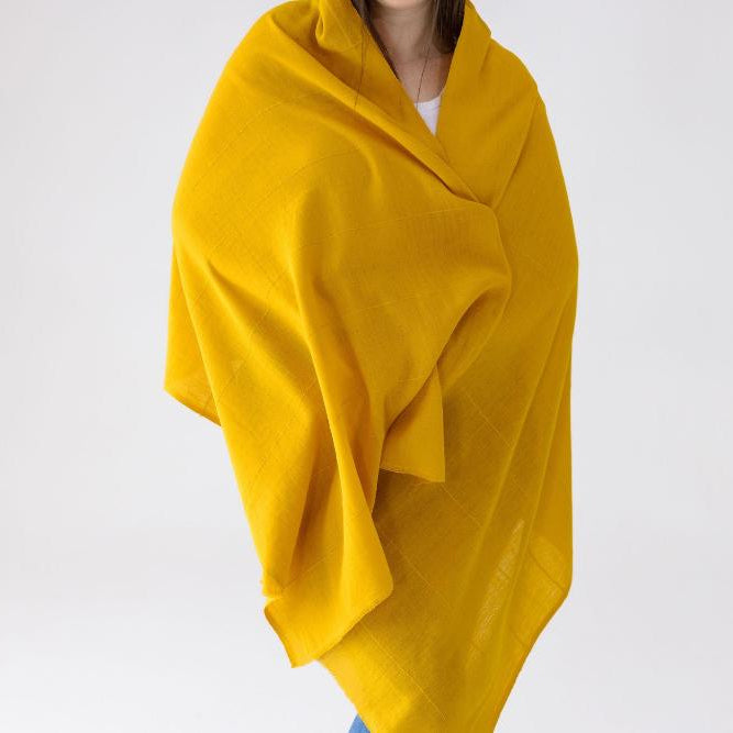 Maraki Handwoven Ethiopian Cotton Shawl