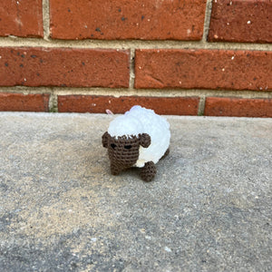 Crochet Sheep Ornament