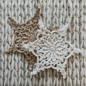 Crochet Snowflake ornament