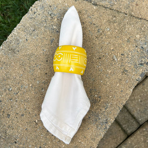 Soapstone Napkin Ring Set #3