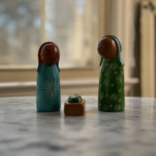 Load image into Gallery viewer, Stocky Soapstone Nativity
