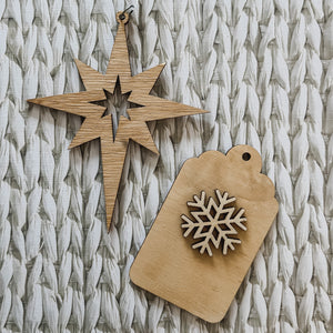 Wooden Star Ornament