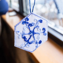 Load image into Gallery viewer, Snowflake Ornament from Northwest China
