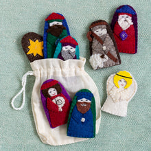 Load image into Gallery viewer, Nativity Finger Puppet Set
