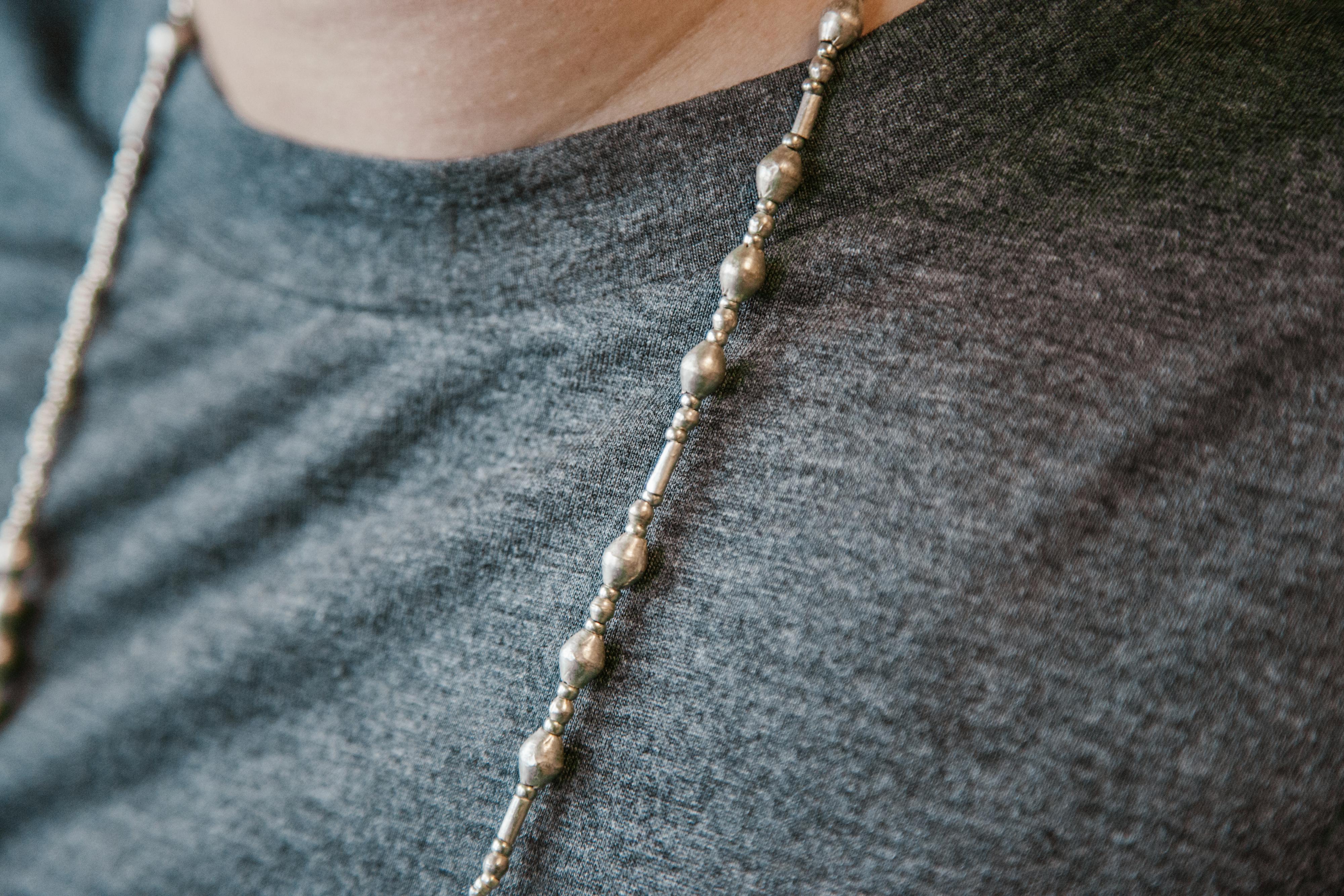 Single Strand Artillery Bead Necklace