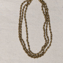 Load image into Gallery viewer, Three-Strand Artillery Bead Necklace

