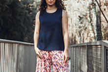 Load image into Gallery viewer, The Silky Tank, Navy
