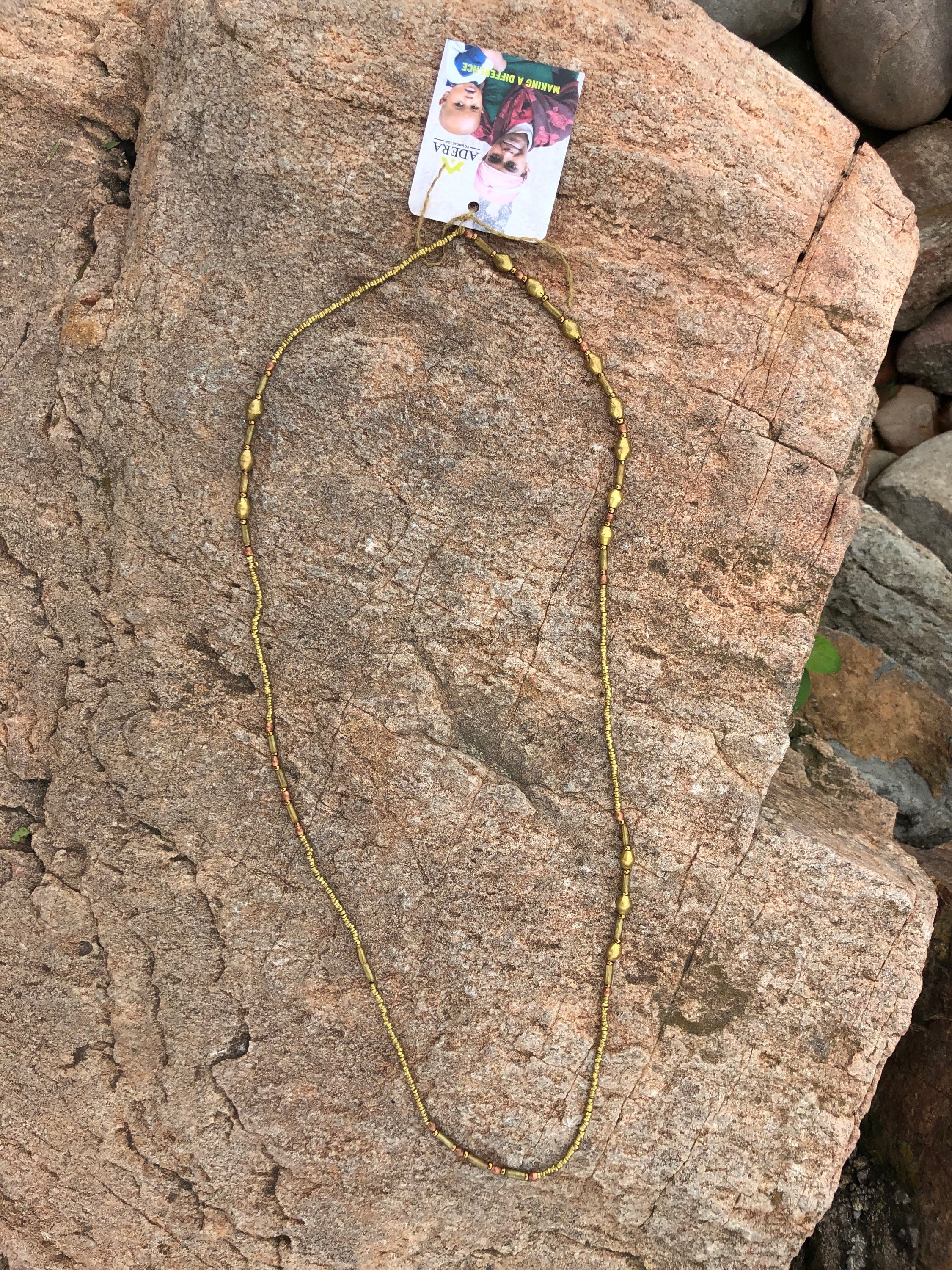 Single Strand Artillery Bead Necklace