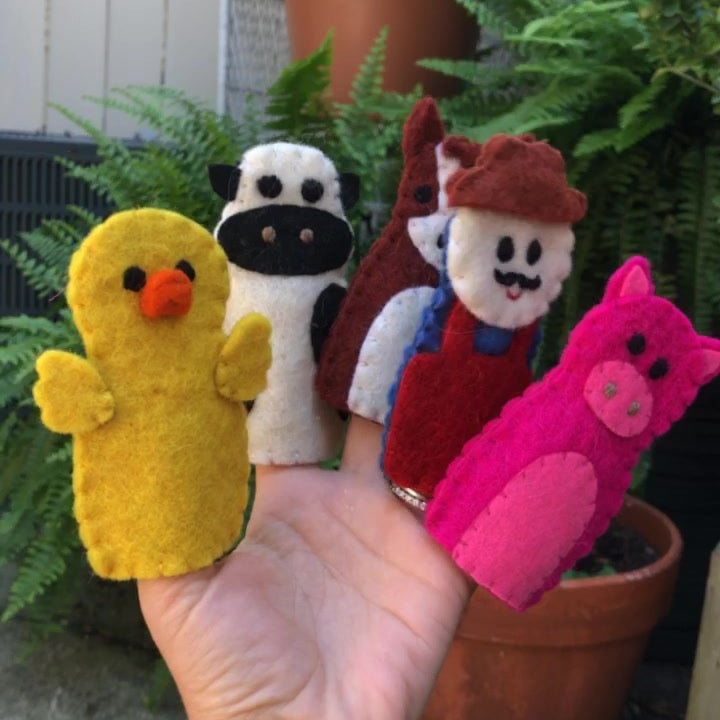 Farm Finger Puppet Set