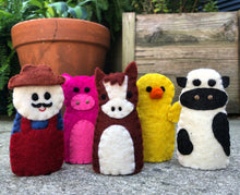 Load image into Gallery viewer, Farm Finger Puppet Set
