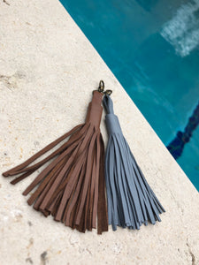 Leather Tassel with Hook