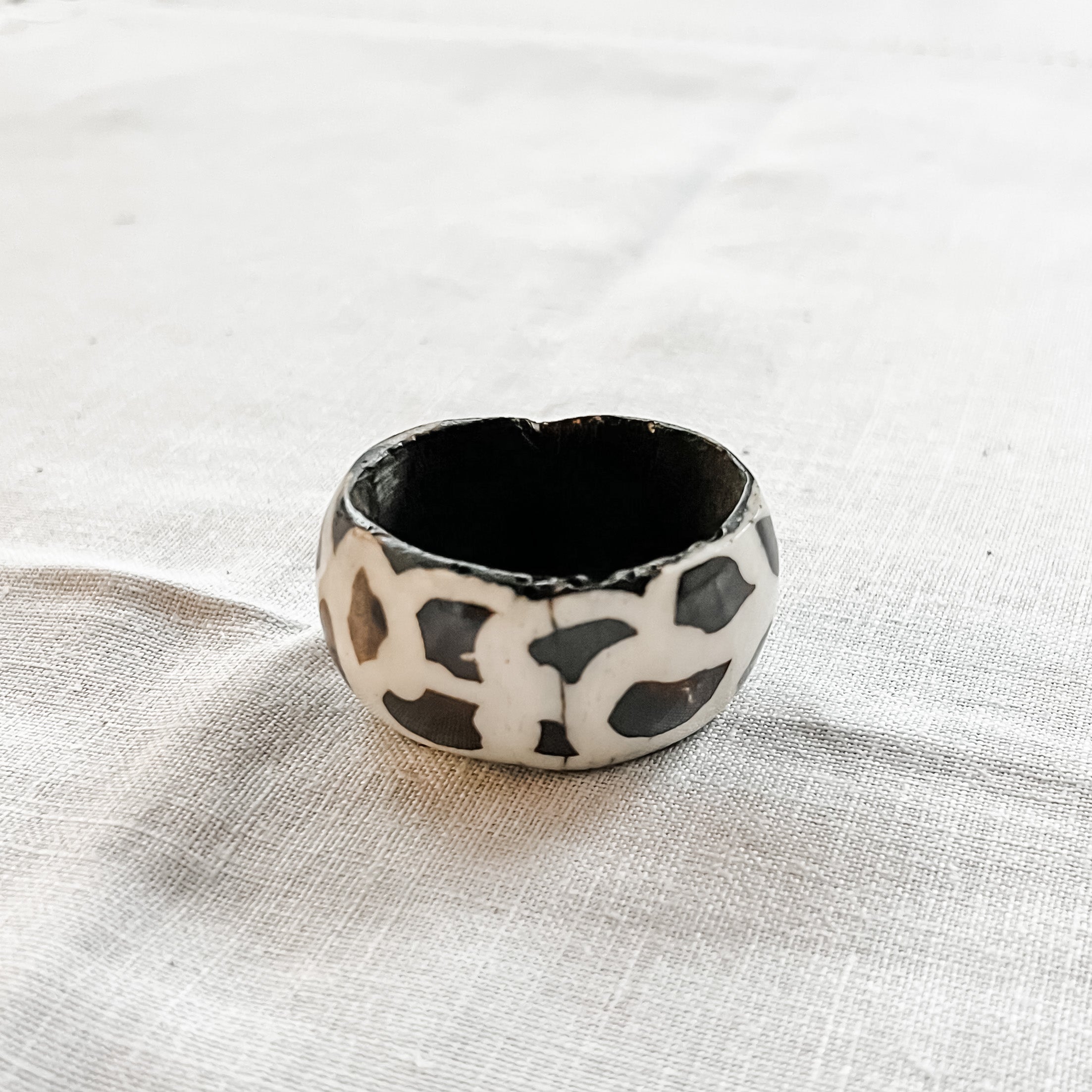 Bone Napkin Ring Set #3