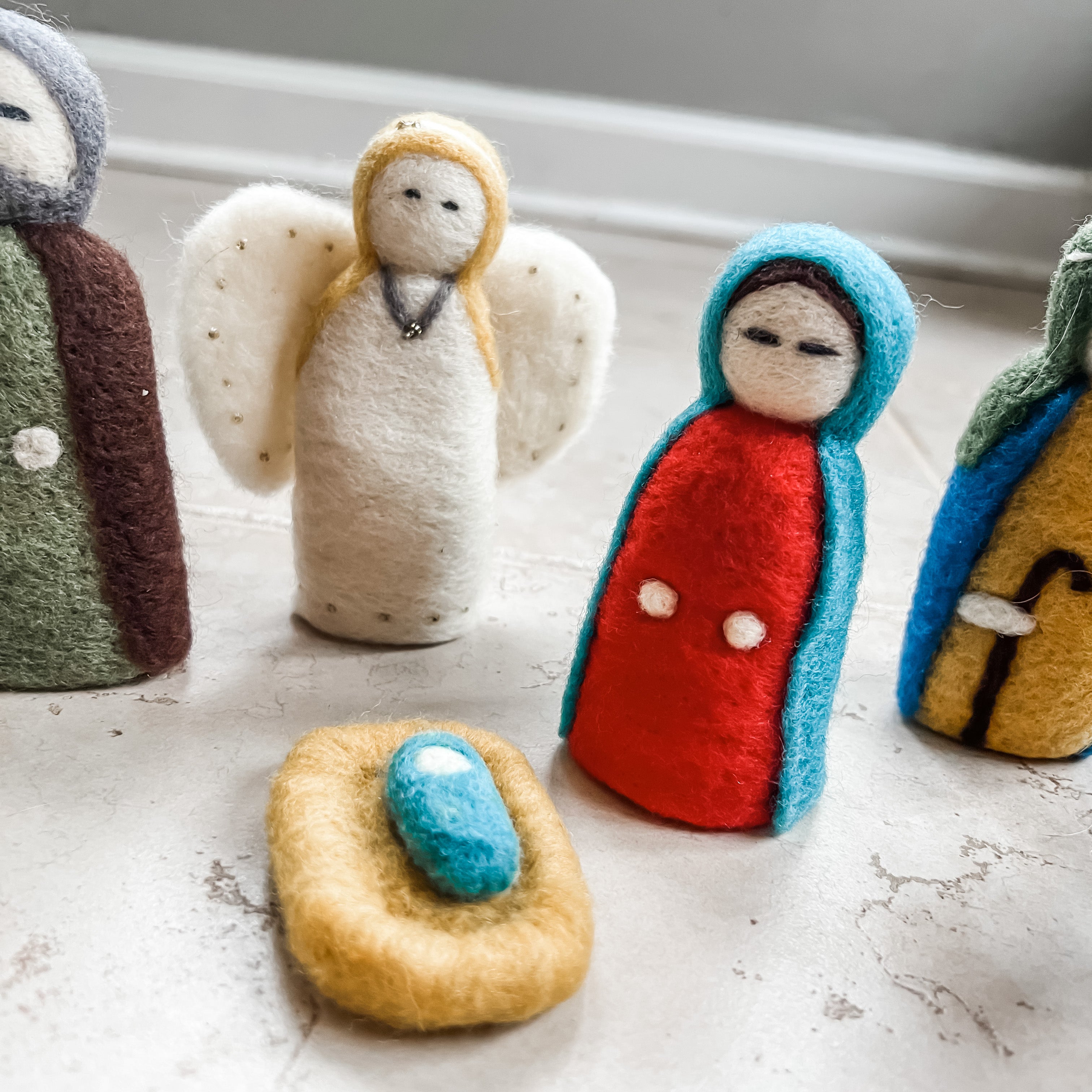 Noel Needle Felted Nativity